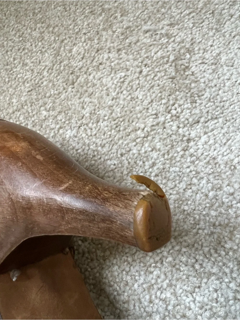 Coclico Cocoa Brown Leather Mary Jane heels